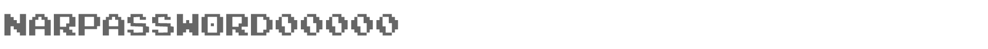 Narpassword00000 narpassword00000.[fontvir.us].ttf font preview